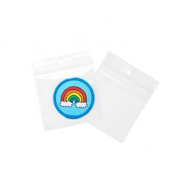 Gripzakken met Ophanggat 7,5x7,5cm Kristalhelder PP 100 Micron (100 stuks) [Z4R33]