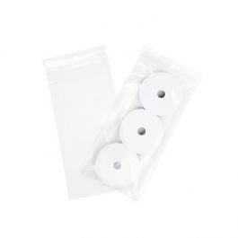 Gripzakken met Ophanggat 10x20,5cm Kristalhelder PP 100 Micron (100 stuks) [Z4R48]