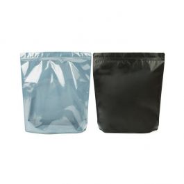 Stazakken Transparant/Zwart 15x9x23,2cm | 312 gram (100 stuks) [ZBGB7]