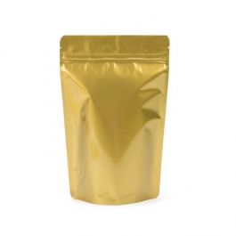 Doypack Or Métallisé, 15 x 9 x 23.2 cm (312 g) (100 Pieces) [ZBGM7G]