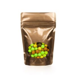 Stazakken Brons met ovaal Venster 21x9x29cm | 510 gram (100 stuks) [ZBGO5BZ]
