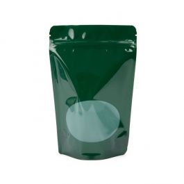 Stazakken Donkergroen met ovaal Venster 15x9x23,2cm | 312 gram (100 stuks) [ZBGO7HG]