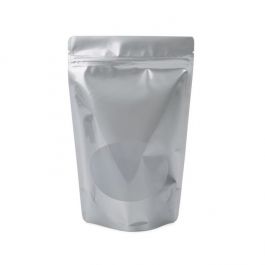 Stazakken Zilver met ovaal Venster 15x9x23,2cm | 312 gram (100 stuks) [ZBGO7S]