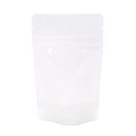 Sac en papier de riz blanc 7.9 x 5.1 x 13 cm (28 g) (100 Pieces) [ZBGR1WC]