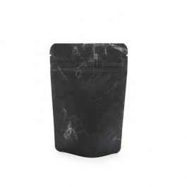 Sachet en papier de riz noir, 10,2 x 6 x 15,2 cm (57 g) (100 pièces) [ZBGR2SB].