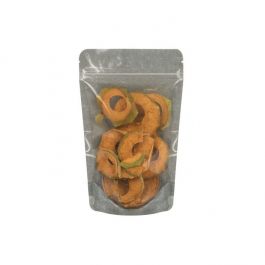 Doypack papier de riz transparent/noir 13x7.9x20.6cm | 113 grammes (100 pièces) [ZBGR3BC]