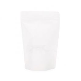 Sac en papier de riz blanc avec fenêtre, 15 x 9 x 23.2 cm (312 g) (100 pièces) [ZBGR7W]