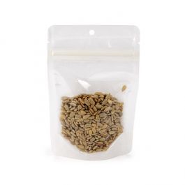 Doypack écologique Papier de Riz Transparent/Blanc Avec Trou de suspension 10,2x6x15,2 cm (100 pièces) [ZBGRC2CW]