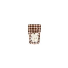 Doypack Transparent/Marrone Pastel Plaid 13x7,9x20,6 cm (25 pièces) [ZBGSW3BRP]