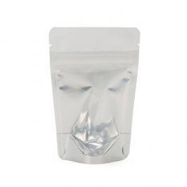 Stazakken Transparant/Wit 8x5x13cm | 28 gram (100 stuks) [ZBGW1]