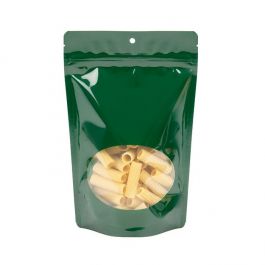 Stazakken Groen Met Ovaal Venster 14,9x8,9x23,2cm Met Ophanggat (100 Stuks) [ZBGO7HGH]