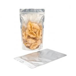 Stazakken Zilver 17,1x8,9x28,6cm Met Ophanggat (100 Stuks) [ZBGS4H]