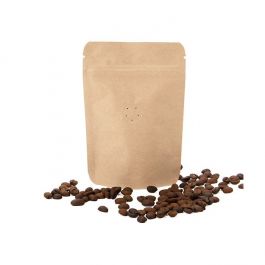Pochettes Doypack en kraft 10,2 x 6 x 15,2 cm avec valve (100 pièces) [ZBGM2K]