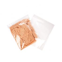 Gripzakken met Ophanggat 33x38cm Kristalhelder PP 50 Micron (100 stuks) [ZR1315]