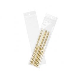 Gripzakken met Ophanggat 5x20,5cm Kristalhelder PP 50 Micron (100 stuks) [ZR28]