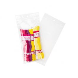 Gripzakken met Ophanggat 10x20,5cm Kristalhelder PP 50 Micron (100 stuks) [ZR48]